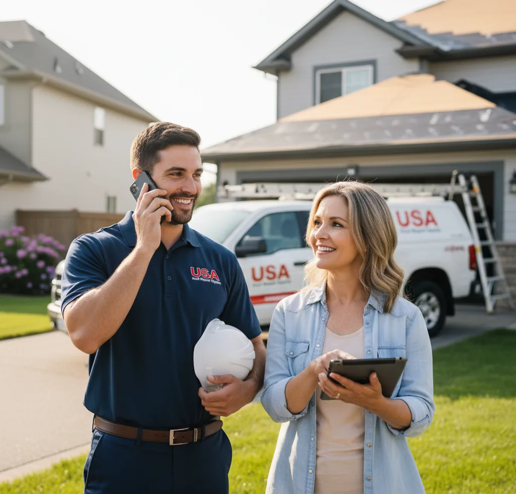 USA Roof Repair Experts customer support in Vermontville